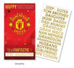 Picture of MANCHESTER UNITED BIRTHDAY CARD INCLUDES RELATION STICKERS